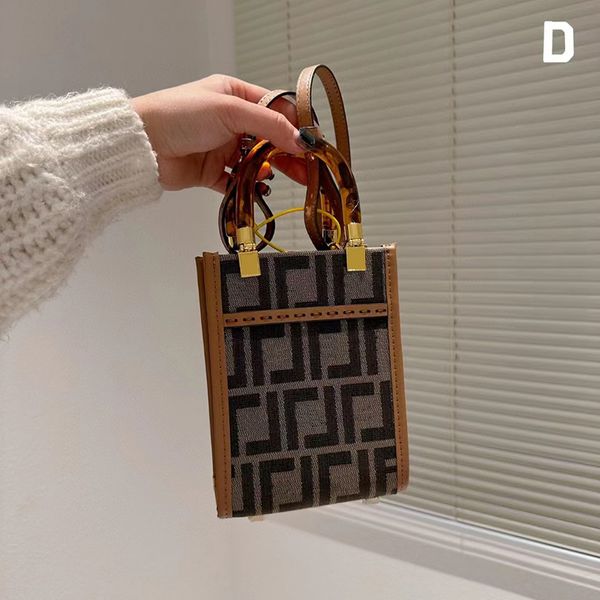 

women shoulder crossbody tote bags genuine leather purse fashion designer mini shopping bag phone bag handbag with box wxz-0118-145 sunshin