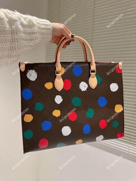 

tz fashion jungle bag classic x yk onthego oversize shopping bags large capacity tote bag designer handbags lady graffiti brown flower shoul