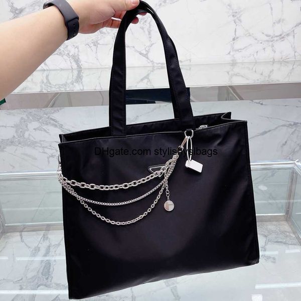 

totes nylon tote bag designer handbag for women luxury bag with chain ladies casual shopping high-capacity 010923h