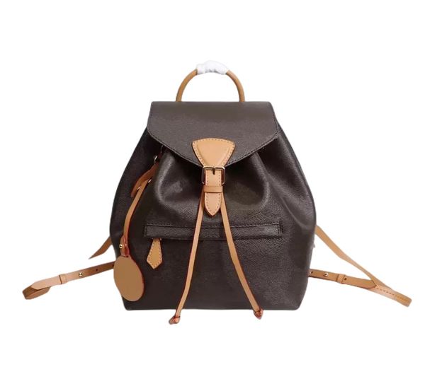 

new luxurys designer ladies bag men women leather backpack style floral print artwork casual shoulderbag classic outdoor handbag party
