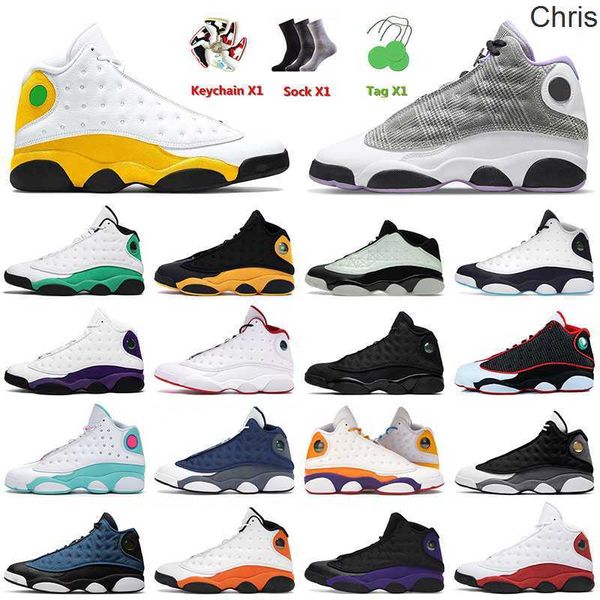 

brand basketball shoes jumpman basketball shoes 13 13s xiii del sol houndstooth court purple obsidan cap and gown j13 mens women jorda sport, Black;white