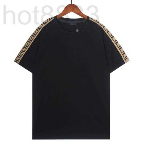 

men's t-shirts summer paris fashion men t-shirt mens t shirts f letter print designer high-end luxury cotton women's t-shirts wome, White;black