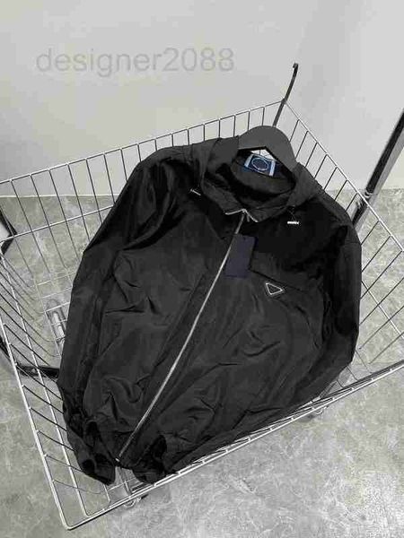 

men's jackets mens designer jackets brand fashion street classic lapel jacket super sense of science and technology metal inverted tria, Black;brown