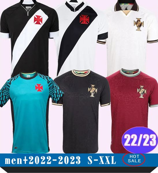 

22/23 vasco da gama raniel mens soccer jerseys g. pec juninho getulio home away 3rd goalkeeper training wear shirt short sleeves uniforms 20, Black;yellow