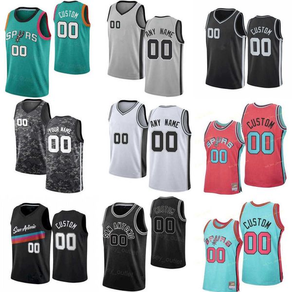 

men women youth san antonio''spurs''custom 26 dominick barlow 55 hall tim 21 duncan tony 9 parker manu 20 ginobili baske, Black;red