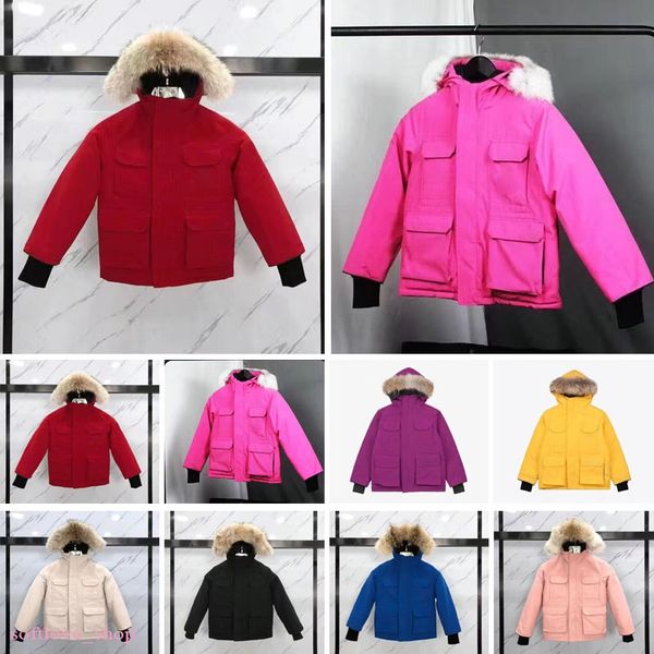 

2022 kids parka's down coat jackets boy and girl jacket designers luxurious outerwear teen clothing designer thick outwear luxury child, Blue;gray