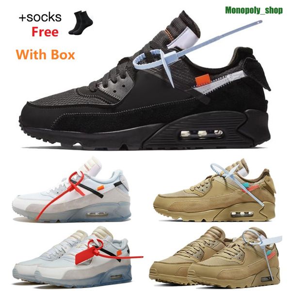

running shoes sports trainers sneakers outdoor chaussures black white fashion 90 desert ore mens men women 36-45