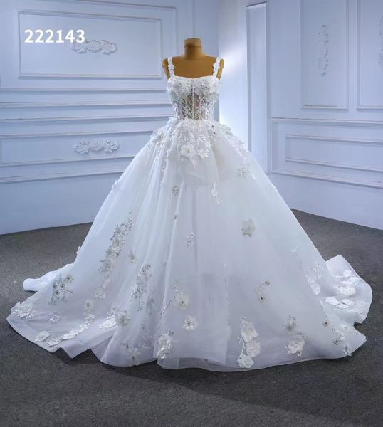 

sweetheart wedding dresses luxurious suspender flower ball gown sm222143, White