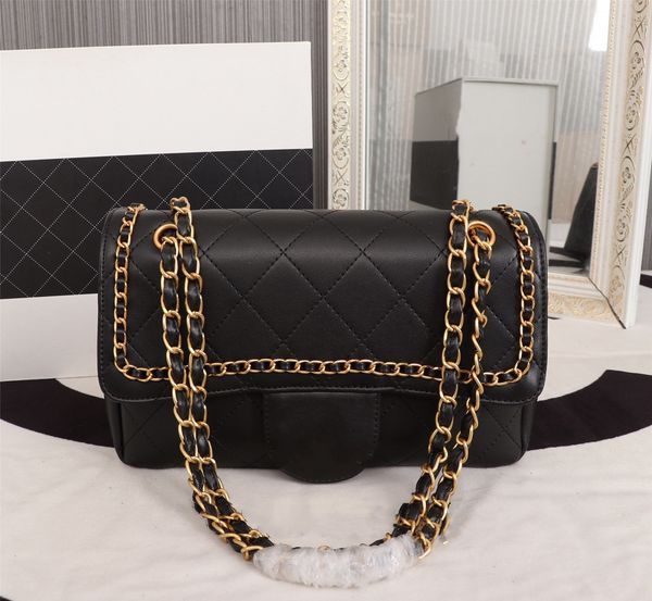 

designer bags shoulder chain bag designers clutch flap totes bags wallet check velour thread purse solid hasp waist square stripes woman lux
