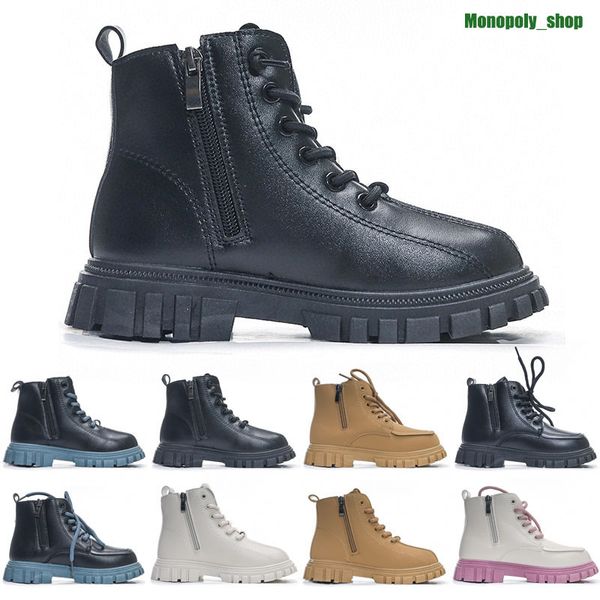

kids shoes designers rois cat sneakers martin boots ankle and nylon boot military inspired combat bouch attached to the original 26-35, Black;red