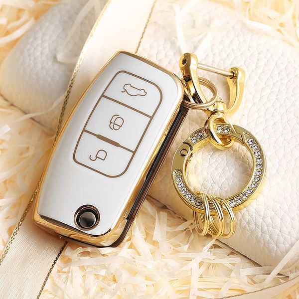 

tpu car cover case for ford fiesta focus 2 ecosport kuga escape falcon b-max c-max eco sport galaxy fob accessorie keychain 0109