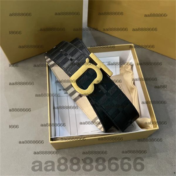 

designer belt luxury men classic pin buckle belts gold and silver buckle head striped double-sided casual 4 colors width 3.8cm size 105-125c, Black;brown