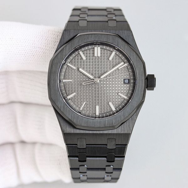 

frosting mens watches automatic mechanical watch 41mm waterproof fashion business wristwatches montre de luxe black234a, Slivery;brown
