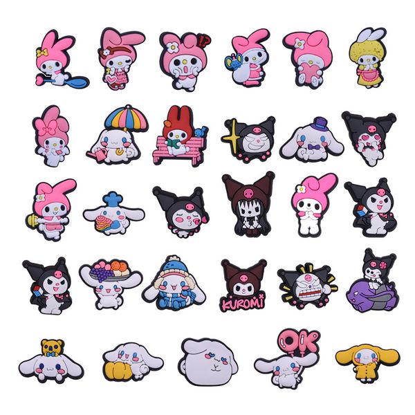 

anime charms wholesale childhood memories kuromi melody girls funny gift cartoon charms shoe accessories pvc decoration buckle soft rubber c, Blue