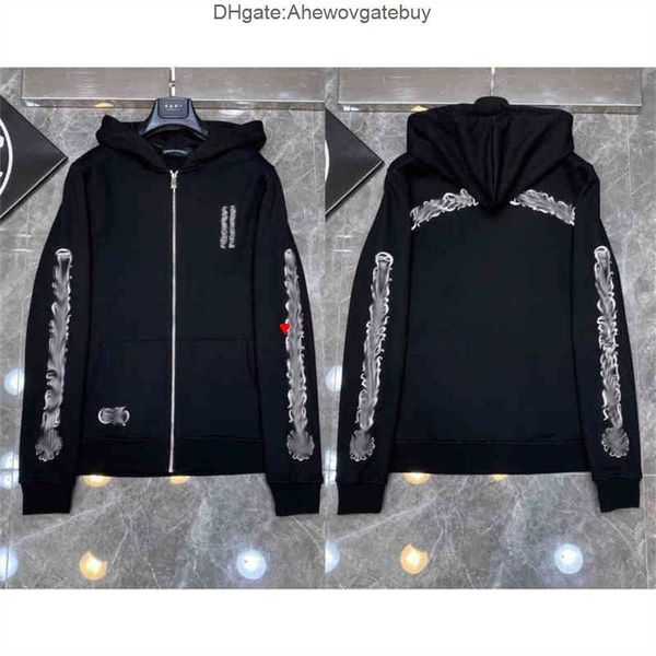 

men's hoodies sweatshirts men's hoodies sweatshirts hoodie chrome//heart jackets autumn and winter ch crowe long sleeve tshirt men, Black