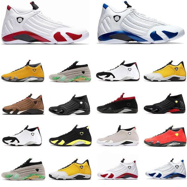 

jumpman 14 basketball shoe mens hight cut retro ginger hyper royal candy cane black toe gym red desert sand winterized men sport women sneak