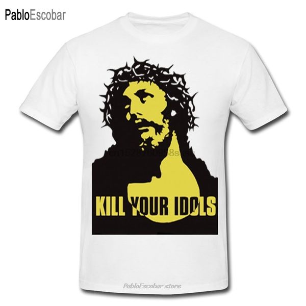 

men's tshirts kill your idol tshirt axl rose guns n roses custom printed tshirthip hop funny tee comfortable t shirtsummer o neck 23011, White;black