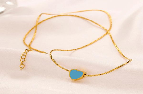 

23ss 20style brand designers letter necklaces never fading 14k gold plated stainless steel choker chain jewelry accessorie8304809, Silver