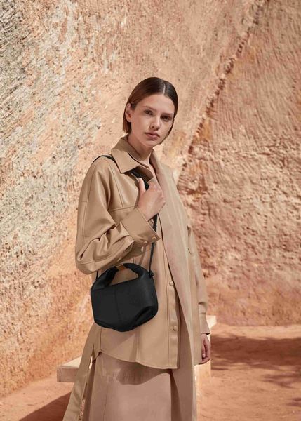 

designer leather polene bags luxury single shoulder crossbody numero dix half moon hobo classic tote clutch cyme purse lntl
