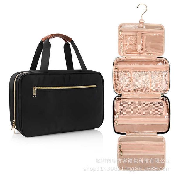 

cosmetic bags cases men's and women's versatile toilet with hook hanging handheld waterproof 230110