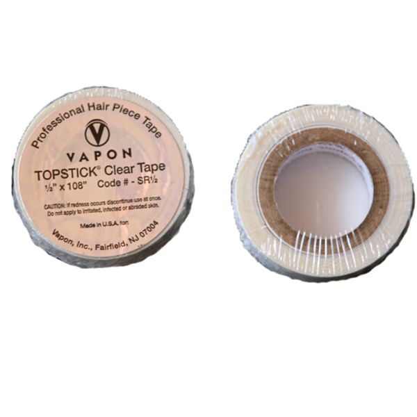 

vapon tick clear tape super quality tape for wigs wig tape hair, Black;brown