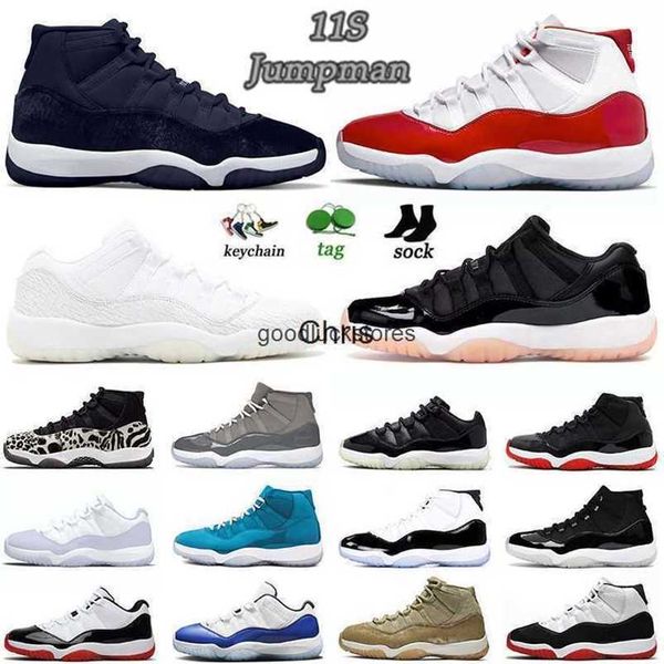 

jumpam og 11 mens women j11 basketball shoes 11s tech midnight navy cherry cool grey bleached coral low heiress pure platinum jordens bred, Black;white