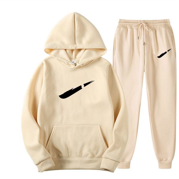 

spring and autumn hooded tracksuits casual long-sleeved black sweater suit, Gray