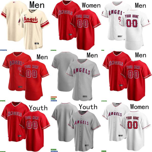 

baseball jersey 2022 city angels men women youth los 14 tyler wade 7 jo adell 16 max stassi 9 jack mayfield 5 matt duffy 6 anthony rendon 28, Blue;black