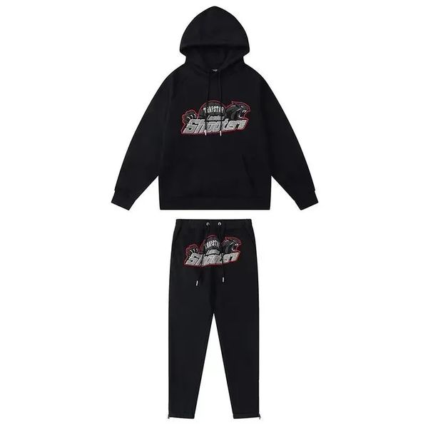 

men's tracksuits casual embroidered men women hoodie trapstar london shooters hooded tracksuit designer sportswear pullovers fashion 20, Gray