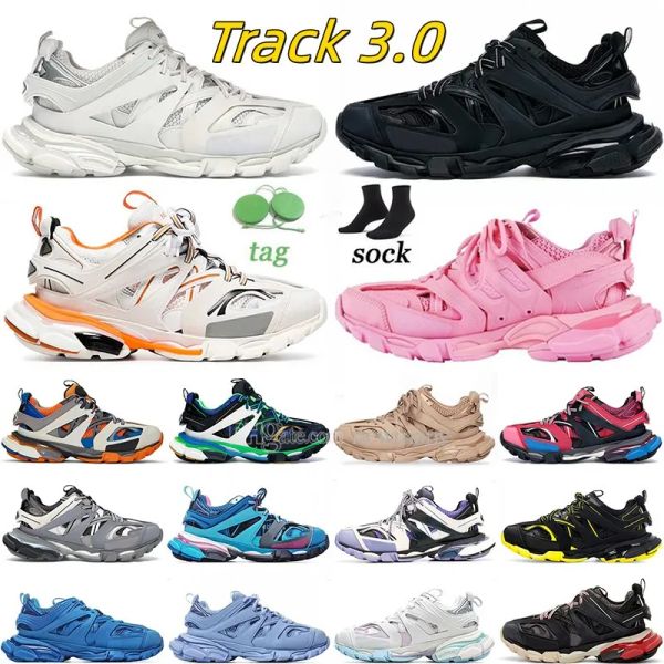 

3 casual shoes track balencigas 3.0 designer balencaigaity luxury brand men women triple white black sneakers t.s. gomma lea flj