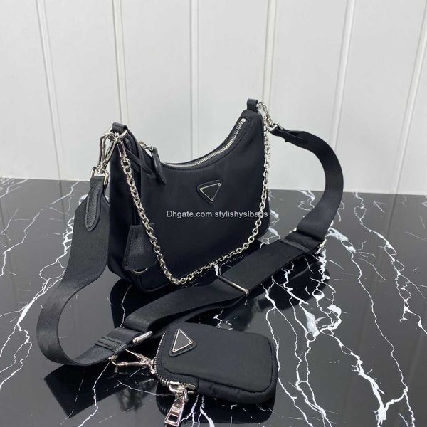 

hobo fashion luxurys designers bag purses nylon underarm handbags 2005 hobo canvas shoulder bags women chain crossbody bag backpack 011023h