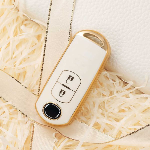 

tpu car case cover for mazda 2 3 6 atenza axela demio cx-5 cx5 cx-3 cx7 cx-9 2015 2016 2017 2018 2019 keychain accessories 0109