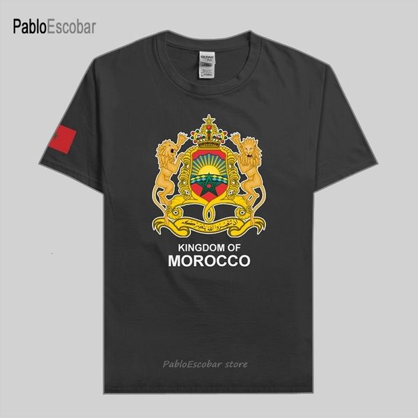 

men's tshirts the western kingdom of morocco moroccan men t shirt fashion nation team tshirt sporting clothing tees country mar 230110, White;black
