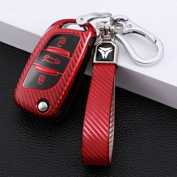 

tpu car flip case cover fob citroen c1 c2 c3 c4 c5 xsara pica for peugeot 306 407 807 for ds ds3 ds4 ds5 ds6 keychain 0109