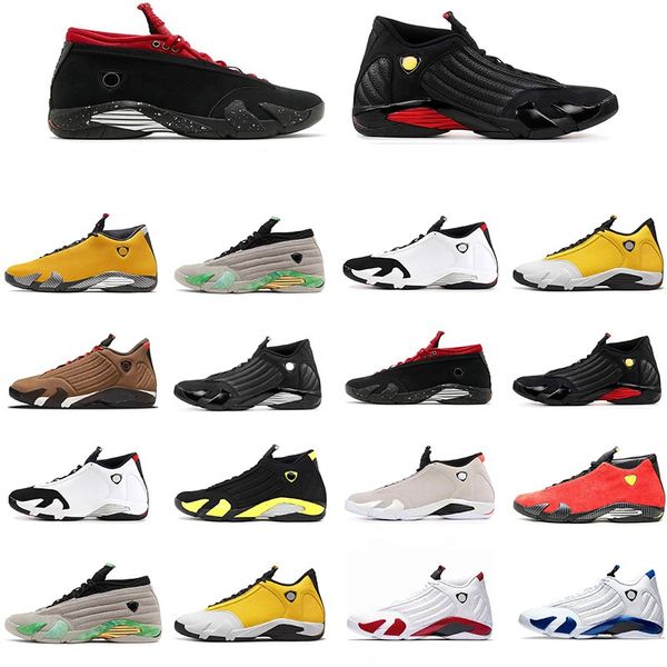 

mens basketball shoe sneaker 14 hight cut retro ginger hyper royal candy cane black toe gym red desert sand winterized men sport women sneak