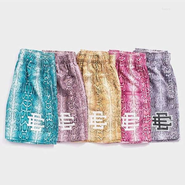 

men's shorts eric emanuel ee basic short new york city skyline 2023 men woman casual shorts sports pants summer gym snake skin mesh, White;black