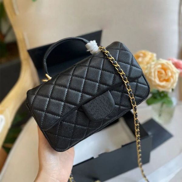 

fashion designer bags women wallet handbag lambskin double cover shoulder crossbody bag lady luxury caviar bags metal chain clutch flap