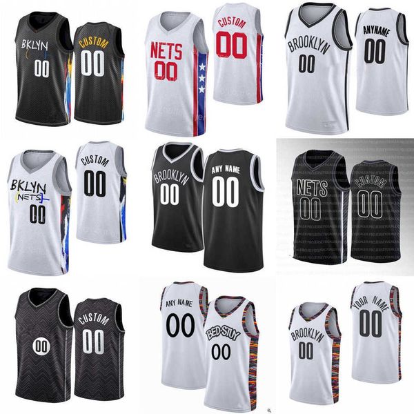 

men women youth brooklyn''nets''custom 33 nic claxton 24 cam thomas 13 markieff morris 8 patty mills 12 joe harris baske, Black;red