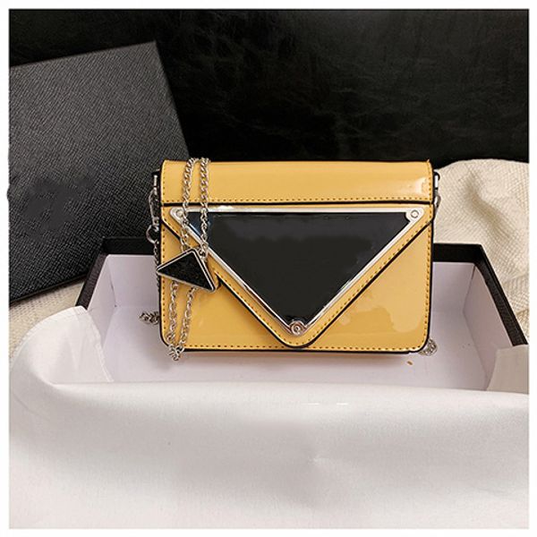 

luxury designer women's handbag custom brand handbag women's leather silver chain messenger bag