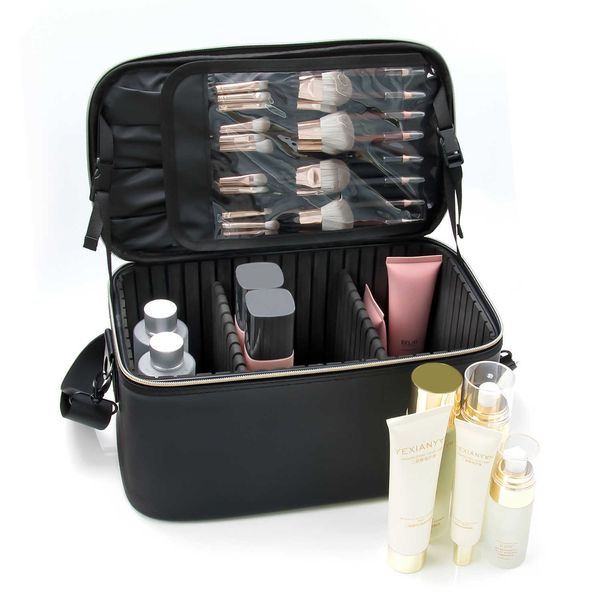 

cosmetic bags cases purse multi-functional cosmetic case large capacity waterproof portable professional simple wind ins 230110