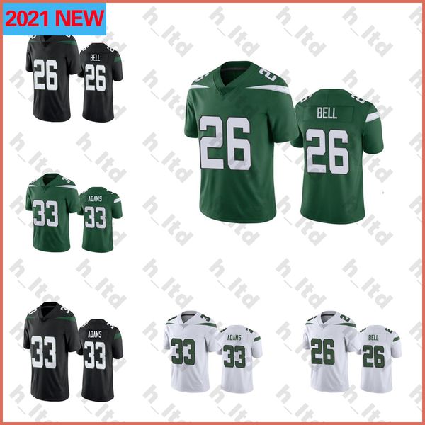 

ahmad sauce gardner garrett zach wilson custom football jersey quinnen williams braxton berrios michael carter breece hall elijah moore mike, Black;red