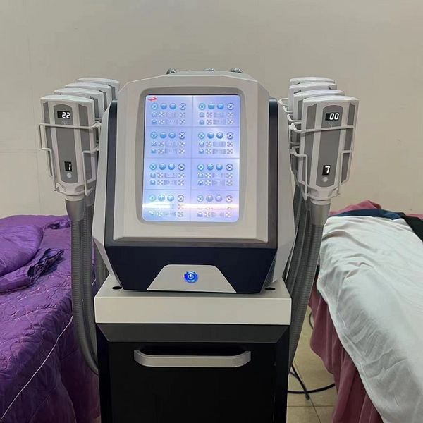 

8 cooling pads cryotherapy fat e cryolipolyse slimming machine