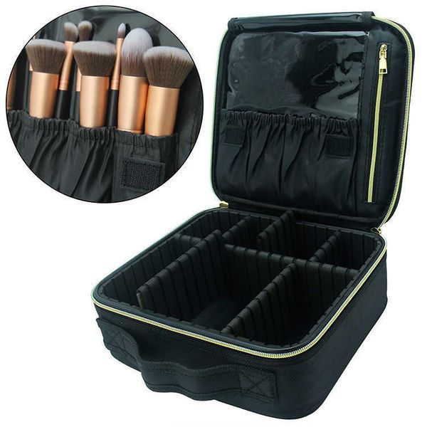 

cosmetic bags cases purse straight portable cosmetic bag storage partition box travel kit 230110