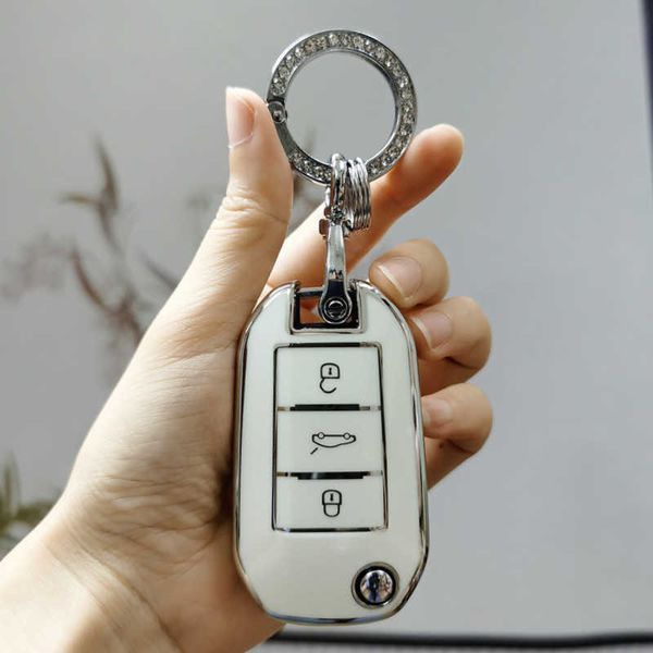

tpu car remote key case cover shell peugeot 208 2008 308 3008 408 508 107 301 for citroen c4 cactus c5 ds4 ds5 accessories 0109