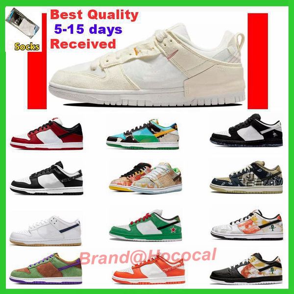 

trainer dunkes running shoes mens women chunky dunky ts black white unc grey fog team ho0925 green sean cliver parra hococal purple sneakers