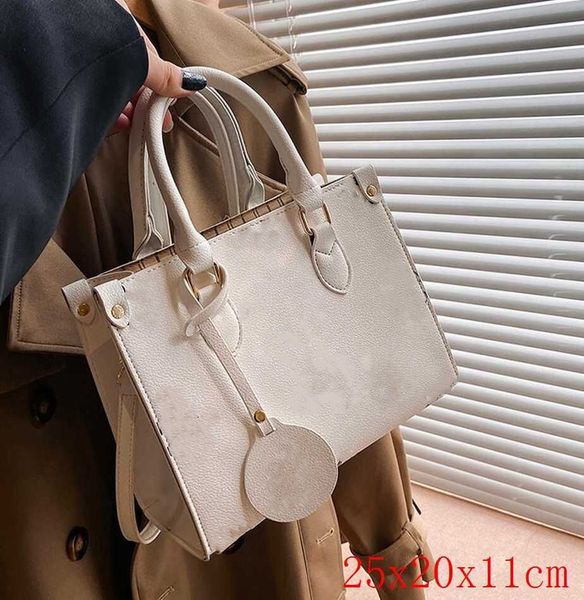 

handbag women luxurys designers bags 2021 3-color casual travel ribbon tote bag pu material fashion shoulder bag's wallet 25-20-11cm
