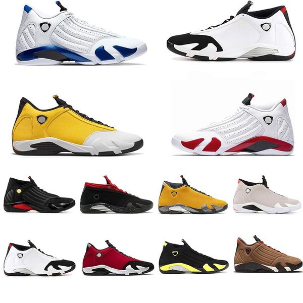 

men basketball shoe 14 jumpmen hight cut breathable retro ginger hyper royal candy cane black toe gym red desert sand winterized mens shoes