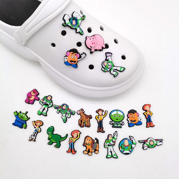 

anime charms wholesale childhood memories boy toys comic characters funny gift cartoon charms shoe accessories pvc decoration buckle soft ru, Blue