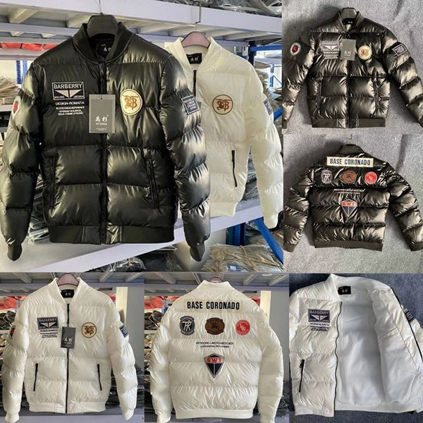 

men's down & jacket designer puffer coat warm winter bread clothing couples clothings luxury brand women's jackets thickened m-5xl, Red