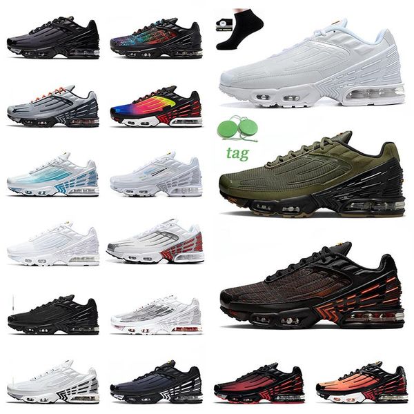 

fashion plus tns running shoes mens women classic big size olive triple white halloween rainbow black graffiti light blue red with orange de